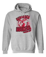 Nebraska Huskers Hooded Sweatshirt - Huskers Volleyball Dream Big
