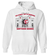 Nebraska Huskers Hooded Sweatshirt - Volleyball Day in Nebraska