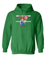 Nebraska Huskers Hooded Sweatshirt - Nebraska Volleyball with Herbie Husker