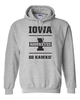 Iowa Hawkeyes Hooded Sweatshirt - Iowa Hawkeyes - Go Hawks