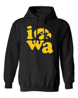 Iowa Hawkeyes Hooded Sweatshirt - Iowa Stacked