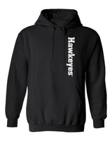 Iowa Hawkeyes Hooded Sweatshirt - Vertical Offset Hawkeyes