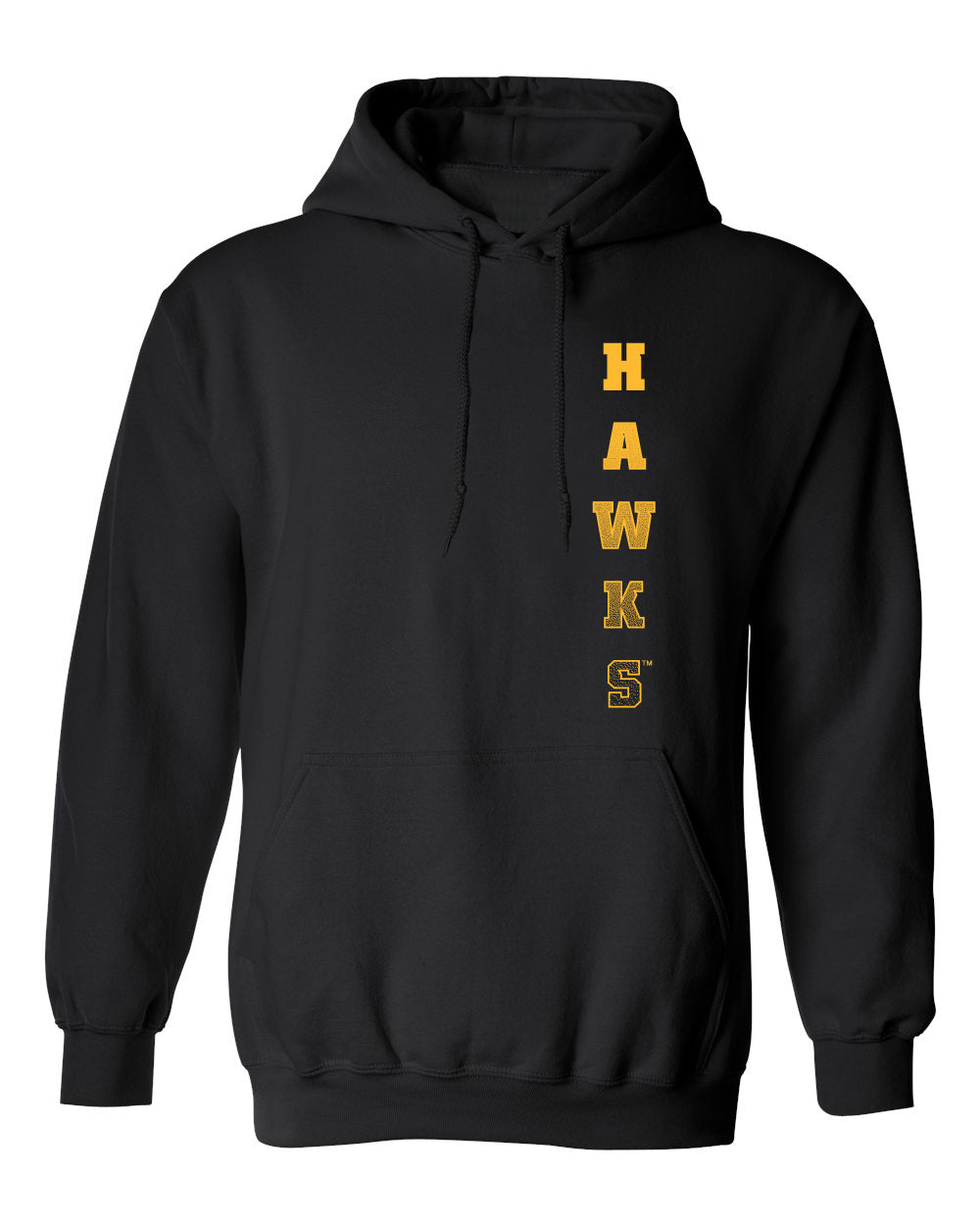 Iowa Hawkeyes Hooded Sweatshirt - Vertical Hawks Fade