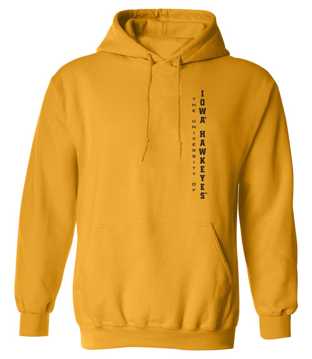 Iowa Hawkeyes Hooded Sweatshirt - Vert University of Iowa Hawkeyes