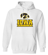 Iowa Hawkeyes Hooded Sweatshirt - Iowa Wrestling Black and Gold