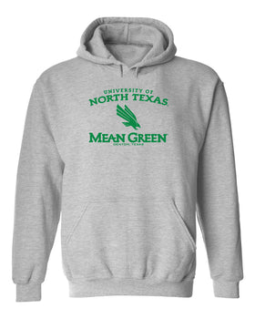 North Texas Mean Green Hooded Sweatshirt - North Texas Arch Primary Logo