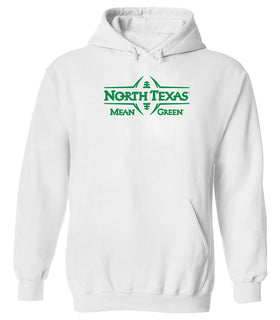 North Texas Mean Green Hooded Sweatshirt - North Texas Football Laces