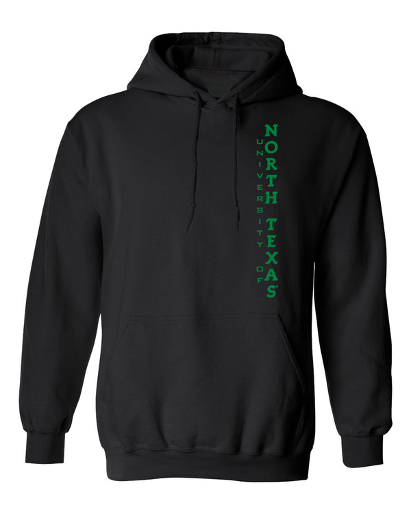 North Texas Mean Green Hooded Sweatshirt - Vertical University of North Texas