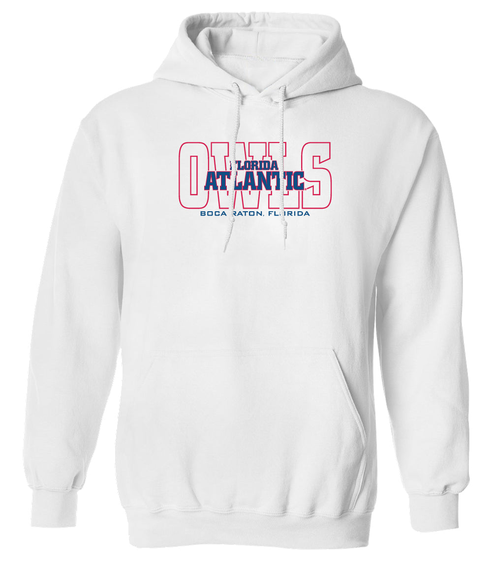 Florida Atlantic Owls Hooded Sweatshirt - FAU Owls Background