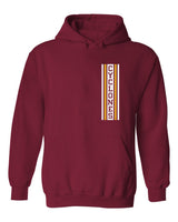 Iowa State Cyclones Hooded Sweatshirt - Vertical Stripe CYCLONES