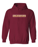 Iowa State Cyclones Hooded Sweatshirt - Horizontal Stripe Script Iowa State Cyclones