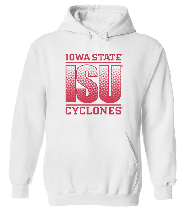 Iowa State Cyclones Hooded Sweatshirt - Red ISU Fade