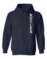 Butler Bulldogs Hooded Sweatshirt - Vertical Butler University