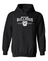 Butler Bulldogs Hooded Sweatshirt - Bulldogs 3 Stripe Primary Logo