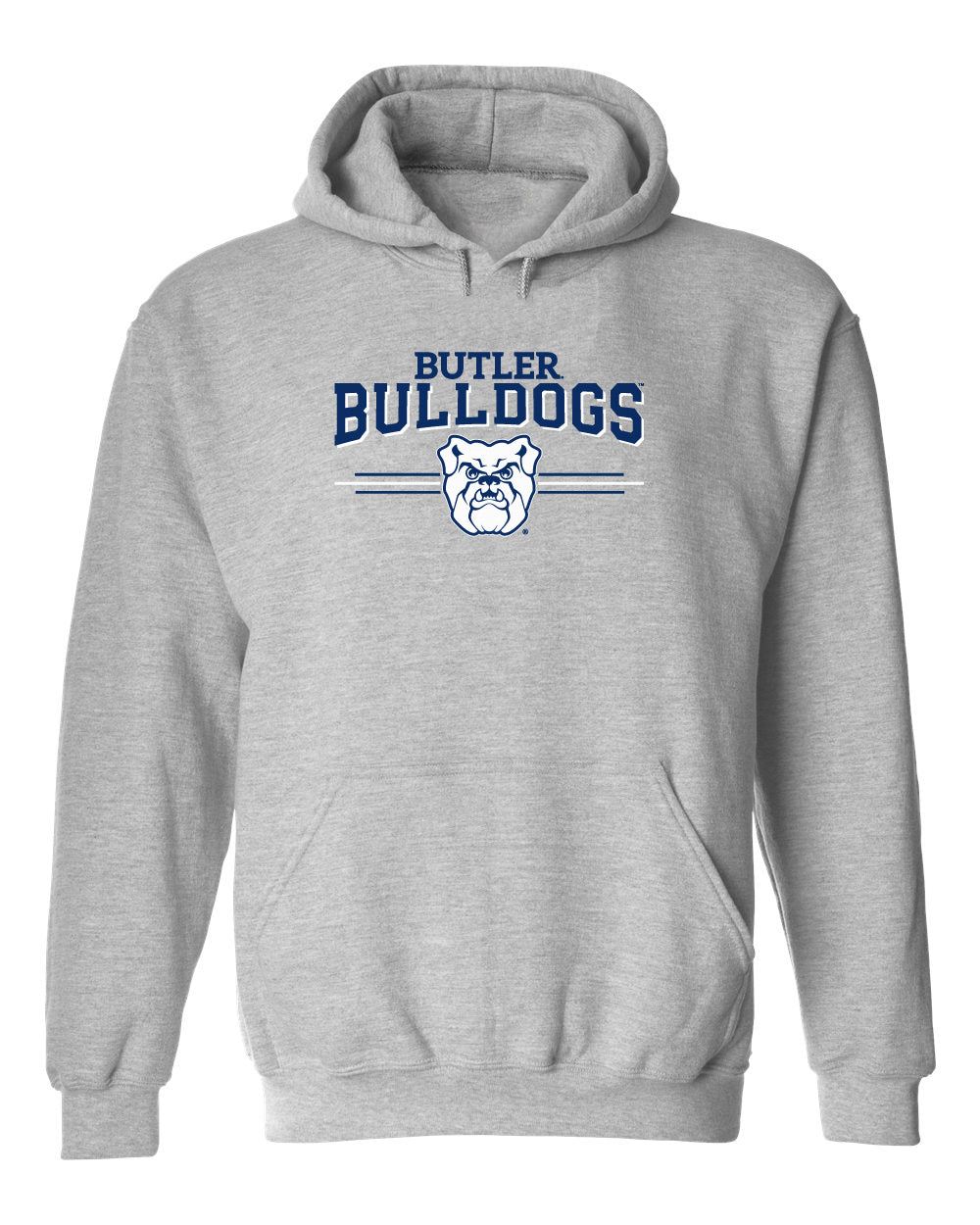 Butler Bulldogs Hooded Sweatshirt - Bulldogs 3 Stripe Primary Logo