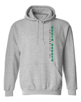 North Dakota Fighting Hawks Hooded Sweatshirt - Vertical University of North Dakota