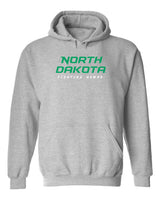 North Dakota Fighting Hawks Hooded Sweatshirt - Official Stacked UND Word Mark