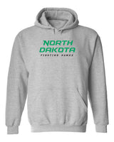 North Dakota Fighting Hawks Hooded Sweatshirt - Official Stacked UND Word Mark