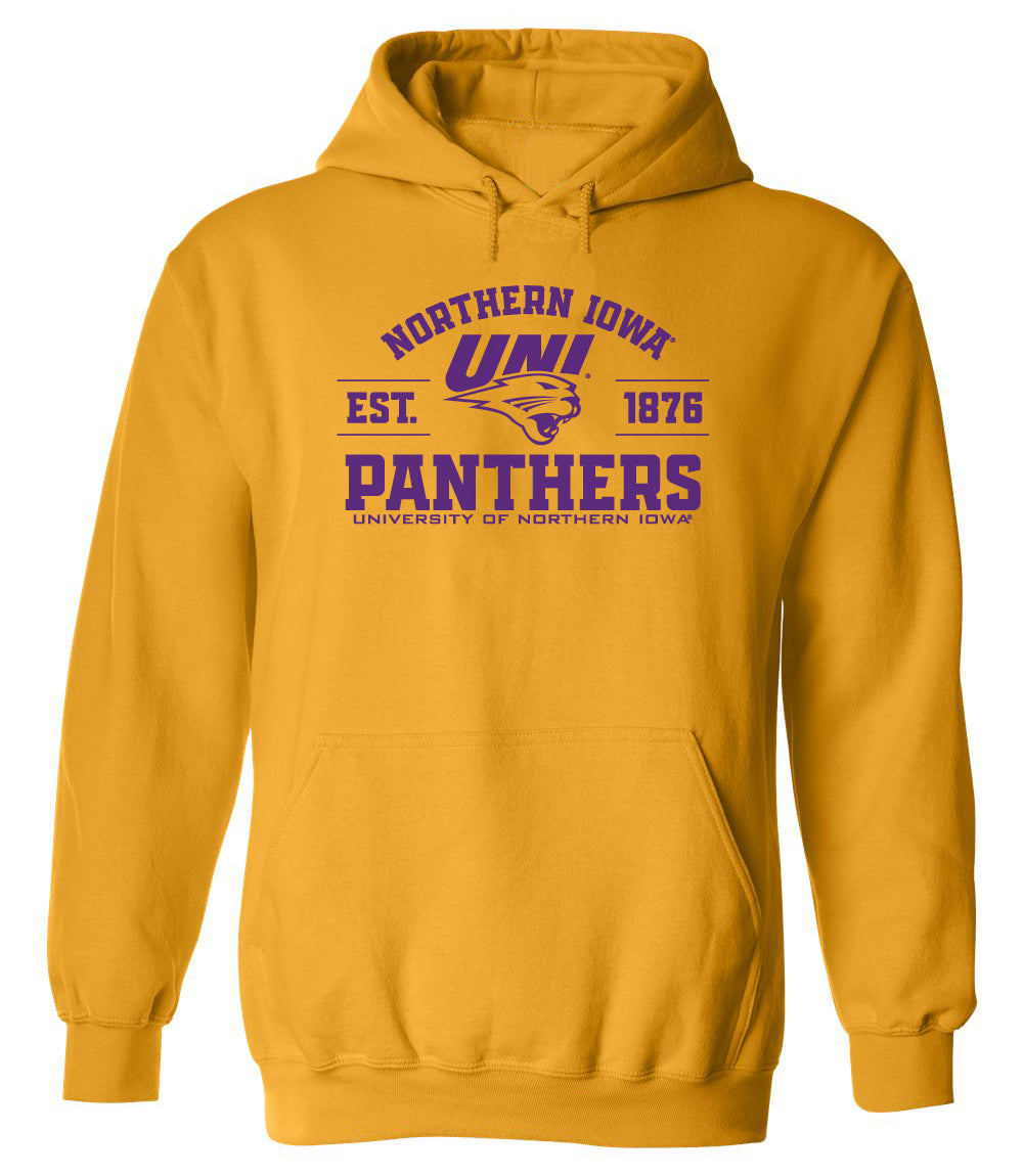 Northern Iowa Panthers Hooded Sweatshirt - UNI Established 1876