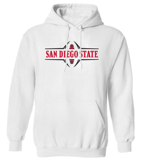 San Diego State Aztecs Hooded Sweatshirt - Football Laces