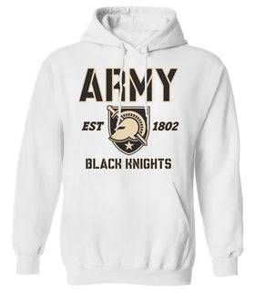 Army Black Knights Hooded Sweatshirt - Army West Point Established 1802