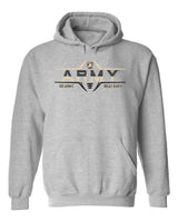 Army Black Knights Hooded Sweatshirt - Army Football Laces