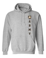 Army Black Knights Hooded Sweatshirt - Vertical United States Military Academy