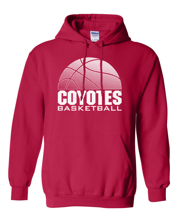 South Dakota Coyotes Hooded Sweatshirt - Coyotes Basketball