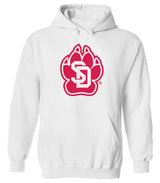 South Dakota Coyotes Hooded Sweatshirt - SD Coyote Paw