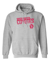 South Dakota Coyotes Hooded Sweatshirt - Coyotes Stripe Fade