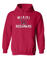 Miami University RedHawks Hooded Sweatshirt - Miami of Ohio Primary Logo