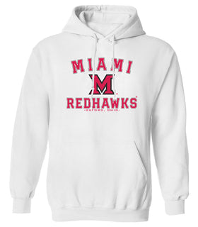 Miami University RedHawks Hooded Sweatshirt - Miami of Ohio Primary Logo