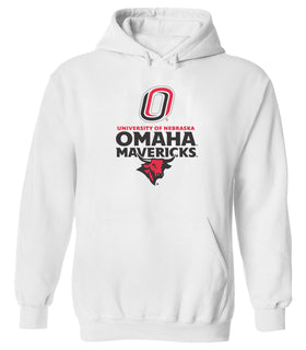 Omaha Mavericks Hooded Sweatshirt - Omaha Mavericks with Bull and O