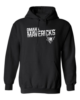 Omaha Mavericks Hooded Sweatshirt - Mavericks Stripe Fade
