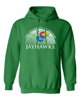 Kansas Jayhawks Hooded Sweatshirt - Kansas Basketball Primary Logo