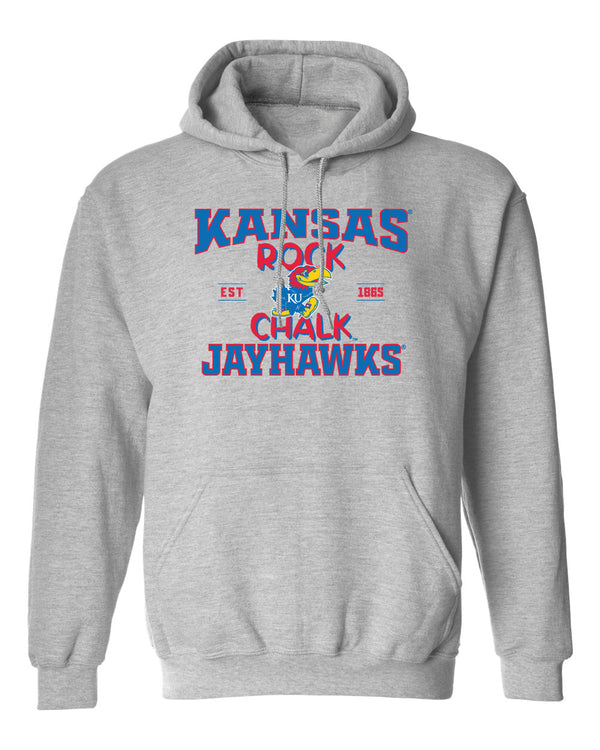 Kansas Jayhawks Hooded Sweatshirt - Rock Chalk Jayhawks