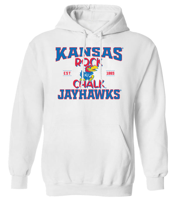 Kansas Jayhawks Hooded Sweatshirt - Rock Chalk Jayhawks