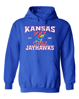 Kansas Jayhawks Hooded Sweatshirt - Rock Chalk Jayhawks
