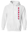 Kansas Jayhawks Hooded Sweatshirt - Vertical University of Kansas