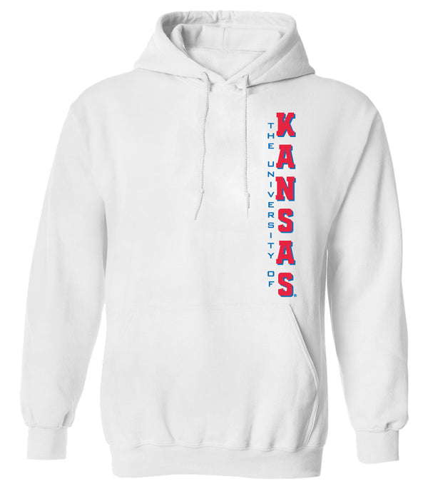 Kansas Jayhawks Hooded Sweatshirt - Vertical University of Kansas