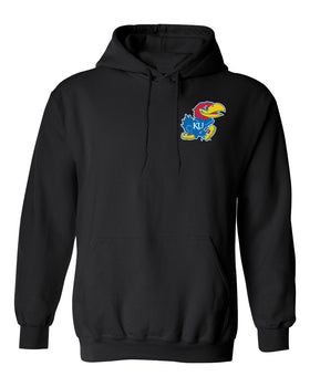 Kansas Jayhawks Hooded Sweatshirt - Lone Kansas Jayhawk