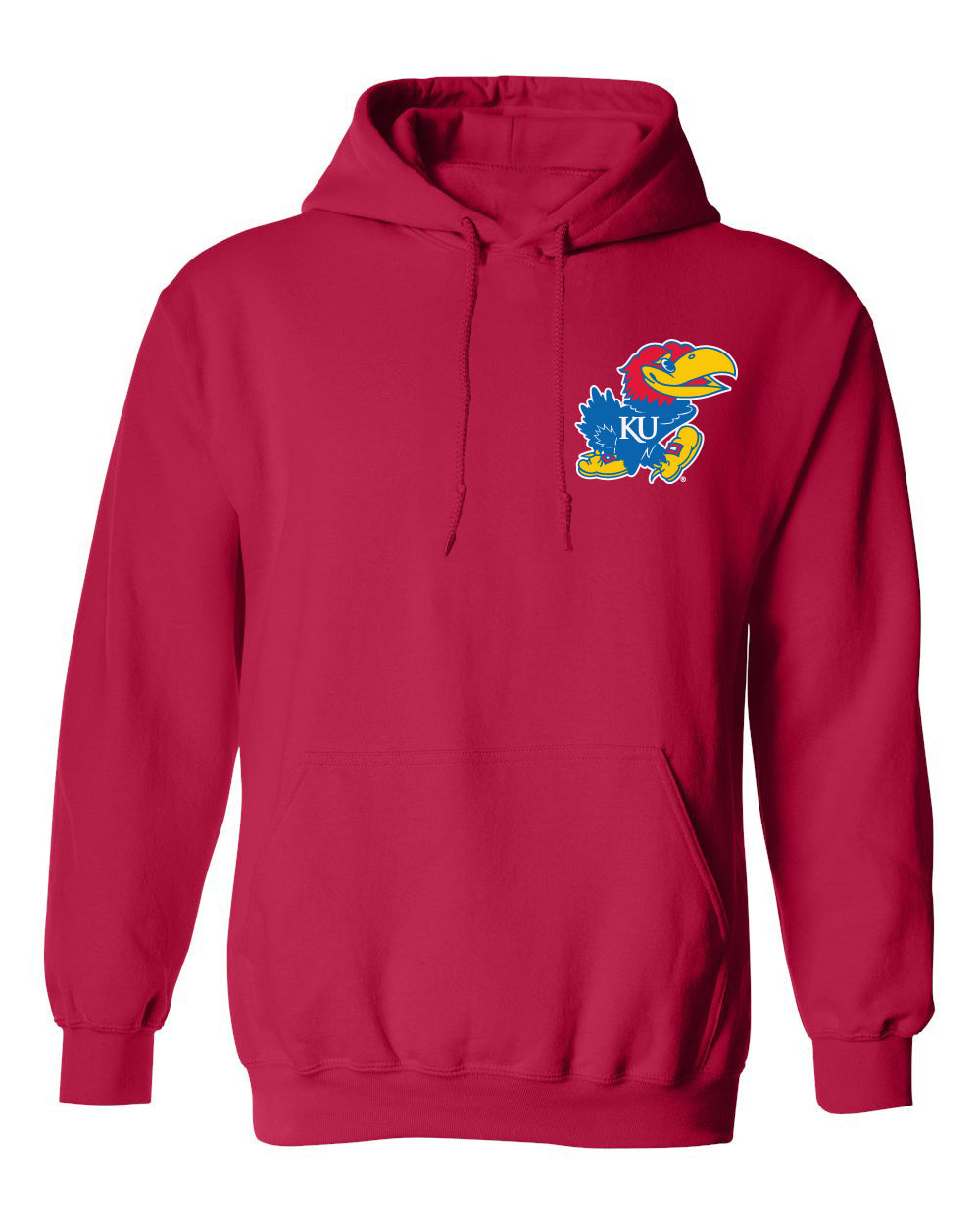 Kansas Jayhawks Hooded Sweatshirt - Lone Kansas Jayhawk