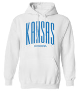 Kansas Jayhawks Hooded Sweatshirt - Tall Kansas Small Jayhawks