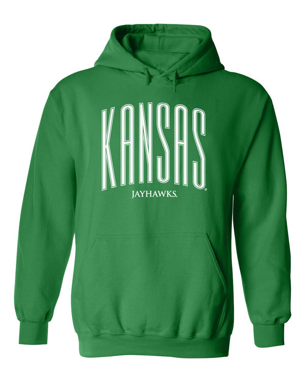 Kansas Jayhawks Hooded Sweatshirt - Tall Kansas Small Jayhawks