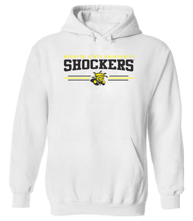 Wichita State Shockers Hooded Sweatshirt - Wichita State Shockers 3 Stripe