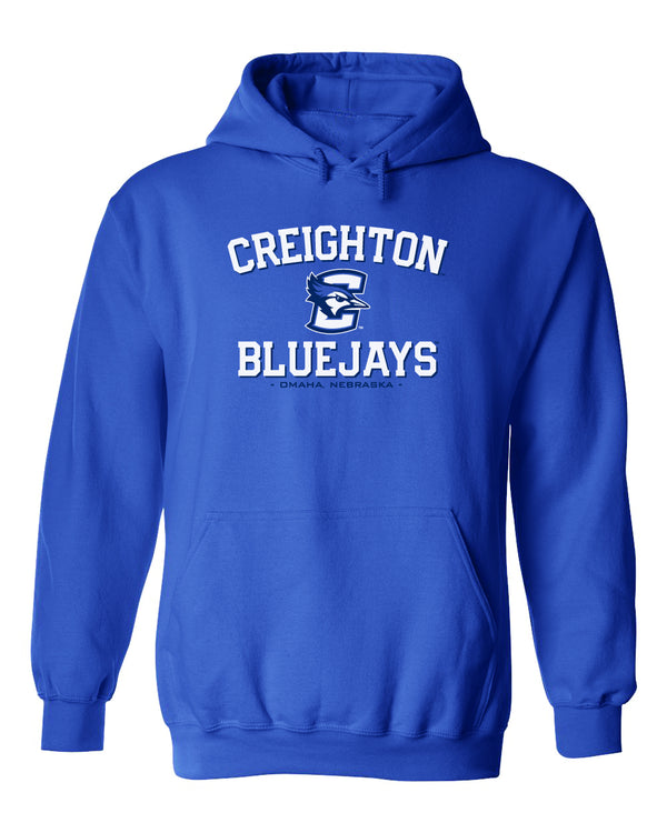 Creighton Bluejays Hooded Sweatshirt - Creighton Arch Primary Logo