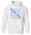 Creighton Bluejays Hooded Sweatshirt - Bluejays Diagonal Echo