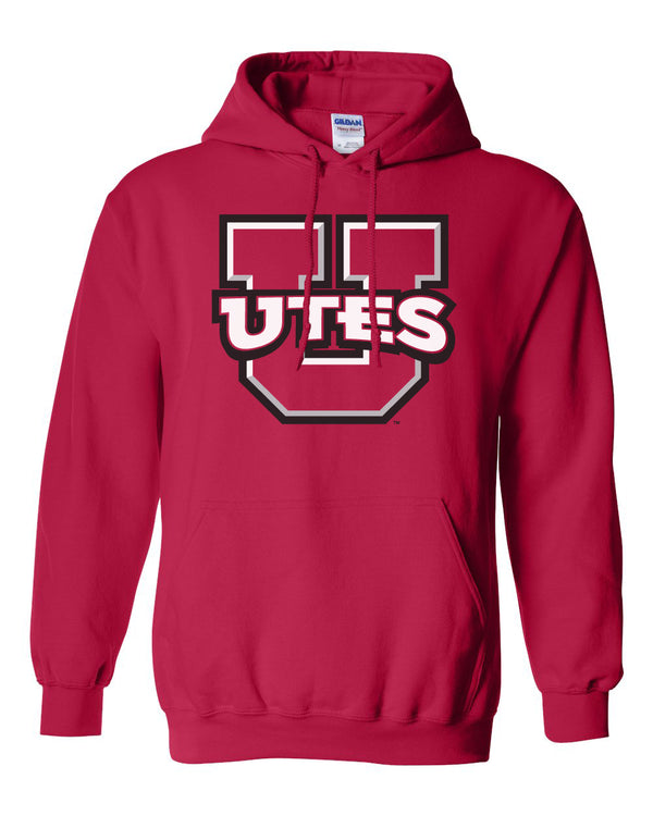 Utah Utes Hooded Sweatshirt - Block U Utes Logo