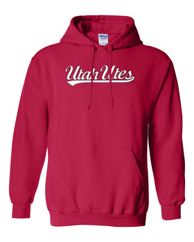 Utah Utes Hooded Sweatshirt - Script Utah Utes