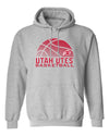 Utah Utes Hooded Sweatshirt - Utah Utes Basketball with Logo